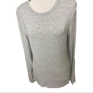 Cuddl duds soft wear with a stretch grey long sleeve with thumb holes si…